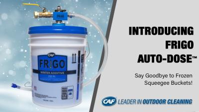 Say Goodbye to Frozen Squeegee Buckets: Introducing FRIGO AUTO-DOSE™ by CAF Outdoor Cleaning